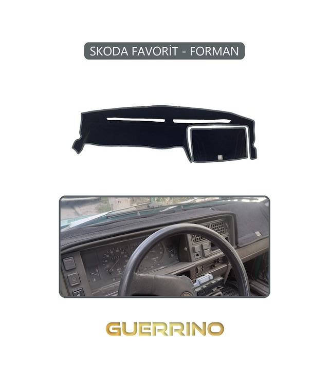 Skoda Favorit - Formantorpido Koruma Halısı Gri Kenar