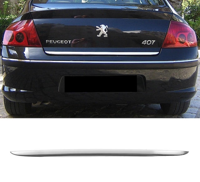 Peugeot 407 Krom Bagaj Alt Çıta P.çelik 2005 Ve Üzeri