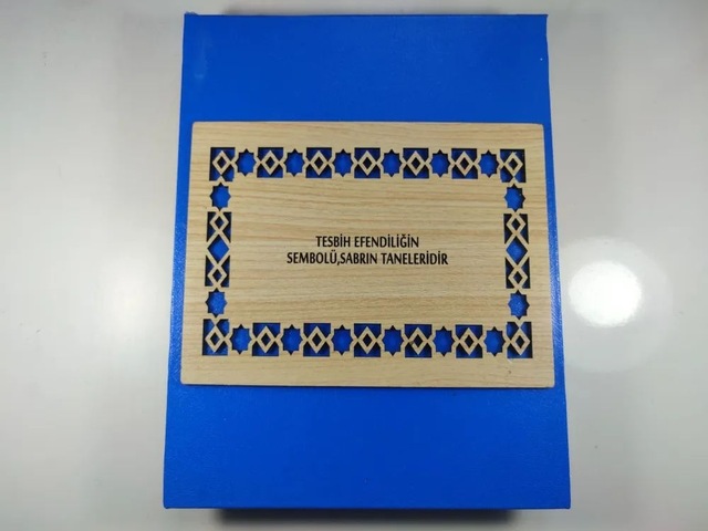 Lüx Deri 5 Li Tesbih Kutusu Blk504