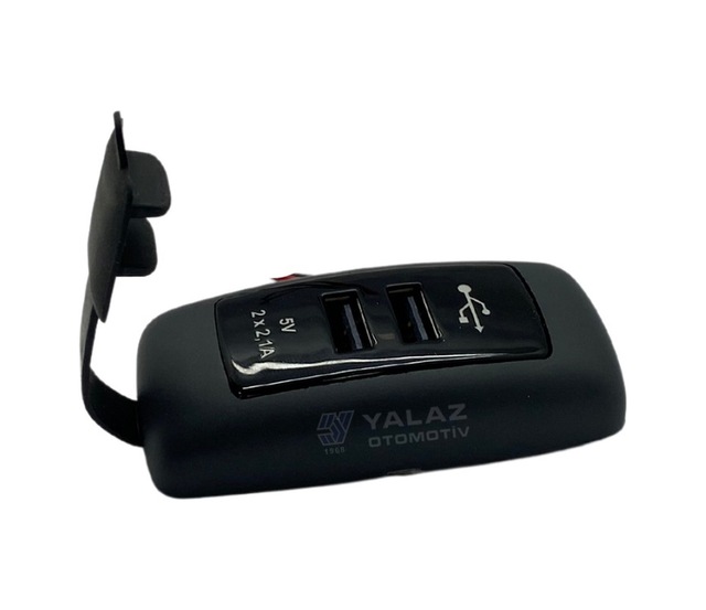Sanel 12V-24V Telefon Şarj Cihazı 4.2 A Usb Giriş Gri Gövde Ma N11.1202
