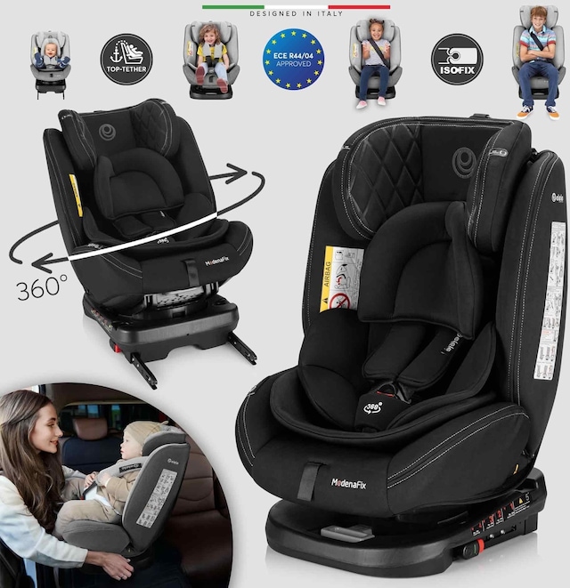Elele Modenafix 360 Dönebilen İsofixli Oto Koltuğu 0-36 Kg Siyah