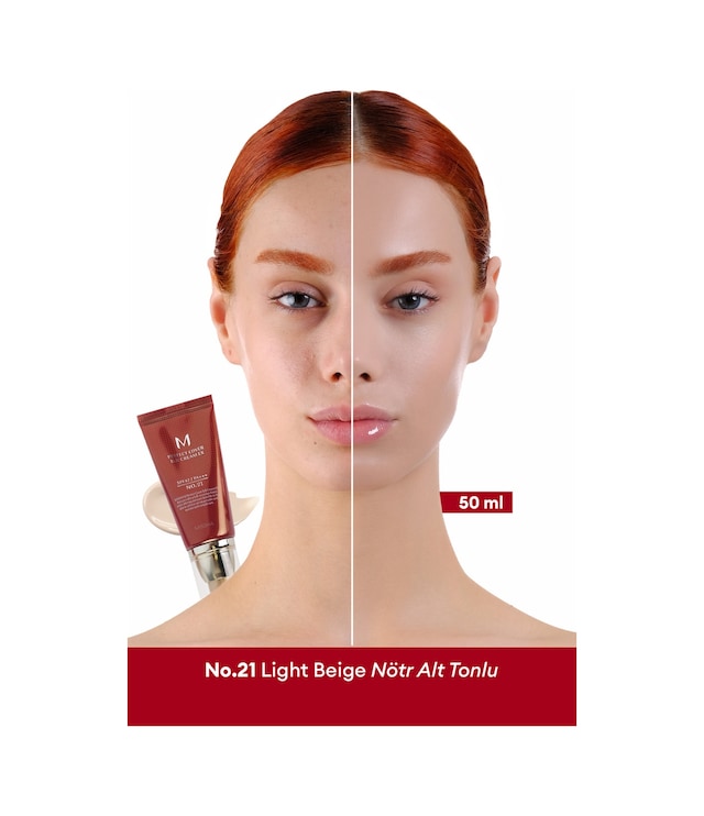 Missha Yoğun Kapatıcılık Sunan BB Krem M Perfect Cover BB Cream Ex No: 21