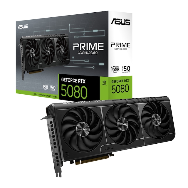 Asus Prime GeForce RTX 5080 OC 16GB GDDR7 256 Bit DLSS 4 Ekran Kartı