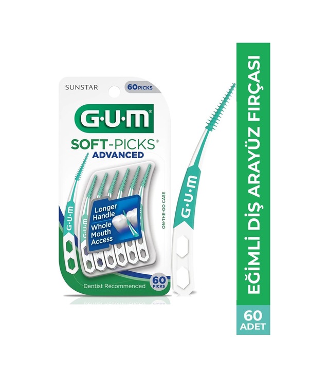 Gum Soft Picks Eğimli Ara Yüz Fırçası 60 Adet
