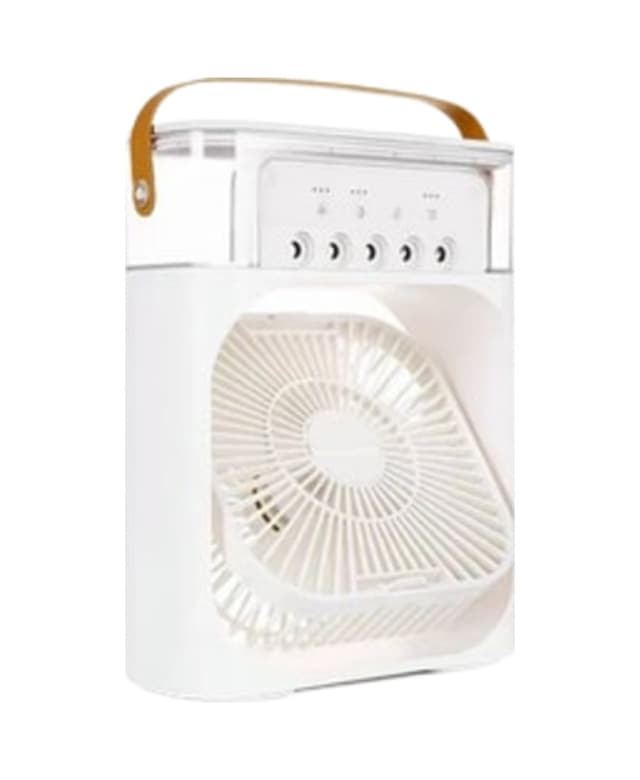 Mini - 574 - Klima Fan Usb'li, 7 Renk Gece Işığı, 3'ü 1 - Kmrsfres - Arada Fonksiyon