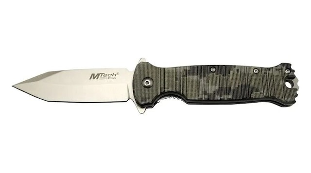 Mtech Nano 4-8-2 Gri Kamp Çakı 21,5cm - Manuel, Kemerlikli