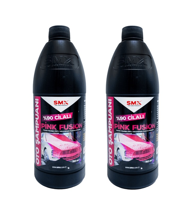 Smx %90 Cilalı Pink Fusion Oto Şampuanı 750 Ml 2 Adet