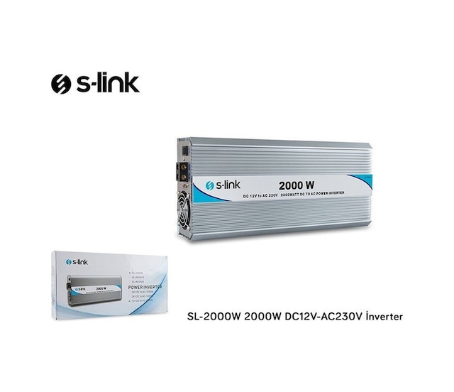 S-link Sl-2000w 2000w Dc12v-ac230v İnverter