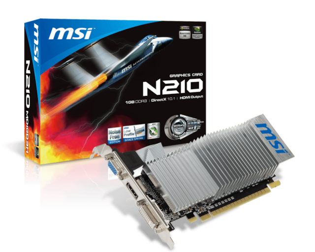 MSI N210-1GD3/LP 1 GB DDR3 64 Bit Ekran Kartı