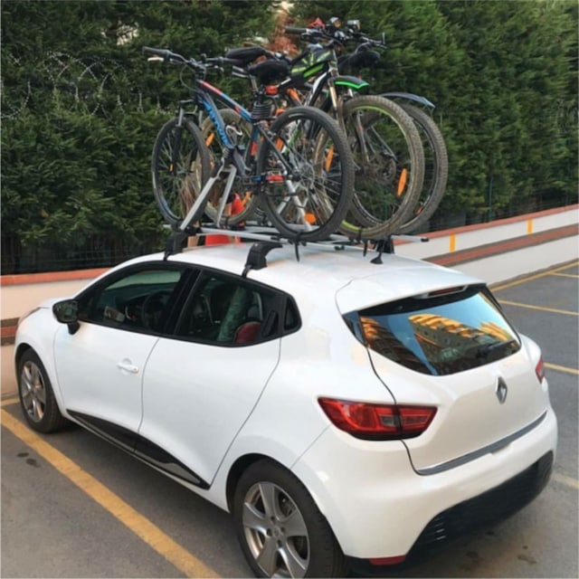 Ford Focus Estate C519 2019-sonrası Trx2 Tavan Barı & Bisiklet Taşıma Paketi Gri