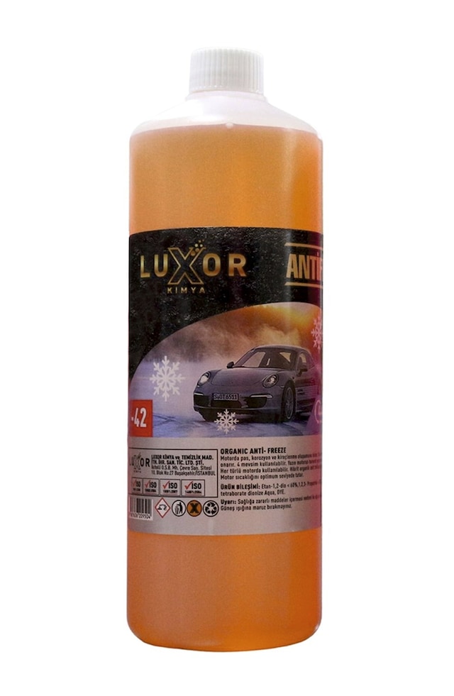 Luxor Kimya 4 Mevsim -42 Derece Turuncu Antifriz 1 LT
