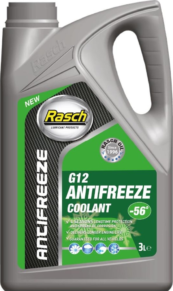Rasch G12 Organik Radyatör Antifriz Yeşil -56 - 3 Lt.