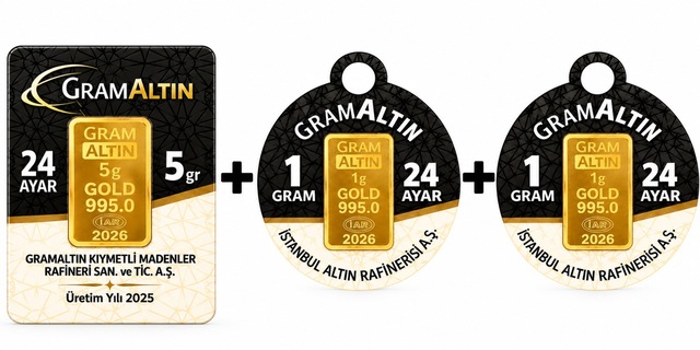 7 Gram 24 Ayar Altın