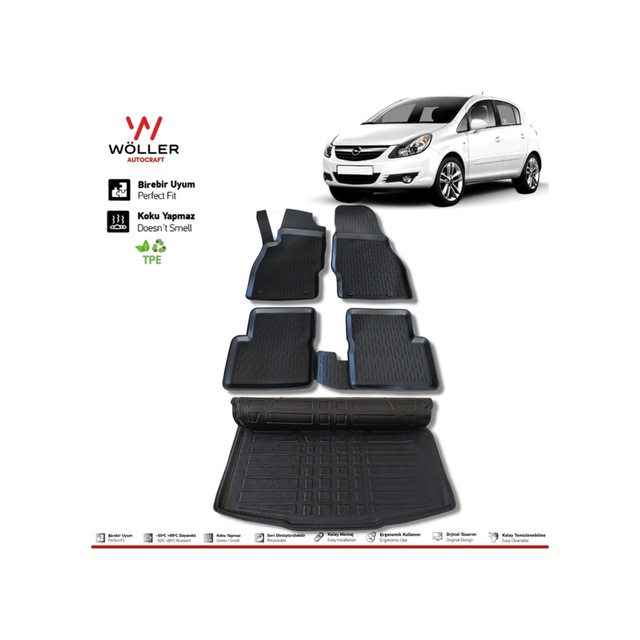 Opel Corsa D Paspas Bagaj Havuzu 2006 2014 Arası 3d Havuzlu