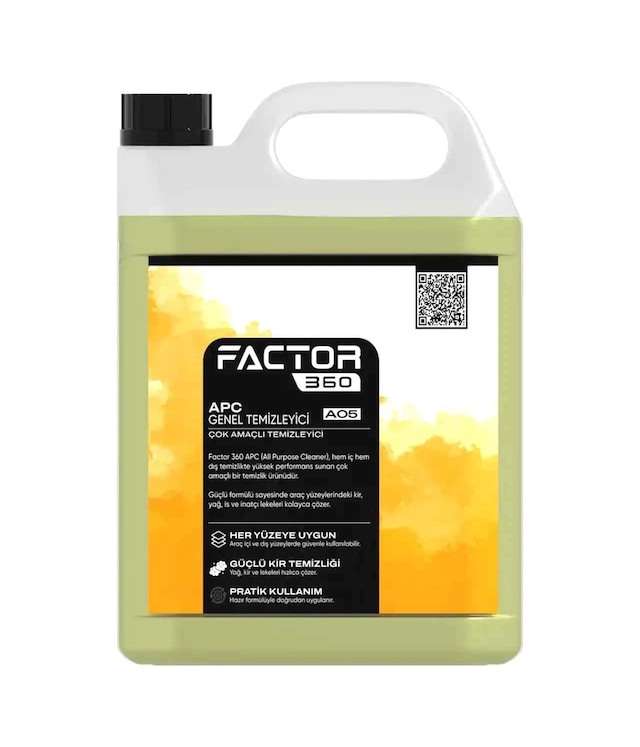 Factor360 Apc Genel Amaçlı Otomobil Temizleyici 5l