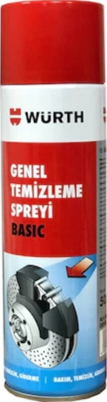 Würth Fren Balata Temizleyici Ve Genel Temizleme Sprey 500 Ml