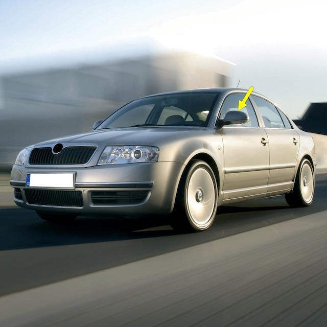 Skoda Superb 2006-2007-2008 Sol Dış Dikiz Ayna Kapağı 1k0857537