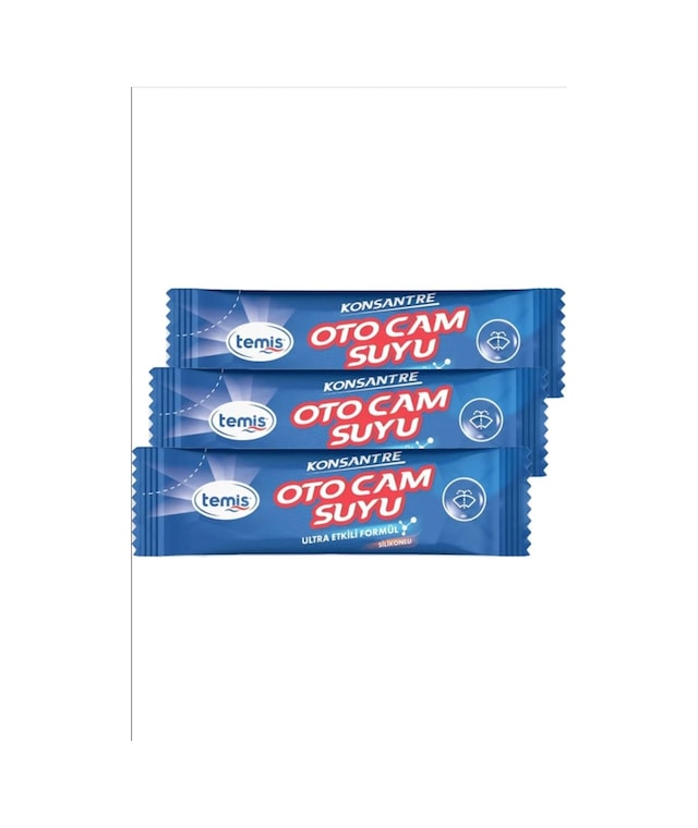 Silikonlu Oto Cam Temizleyici 3 Adet 12 Lt