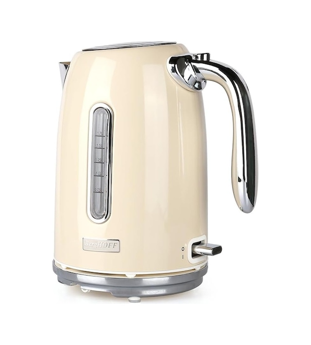 Berghoff Gem Retro 1.7 Litre Vanilya Krem Rengi Yeni Su Isıtıcısı