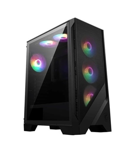 MSI MAG FORGE 120A AIRFLOW AUTO FAN ATX 6x120mm Fans RGB Tempered Glass