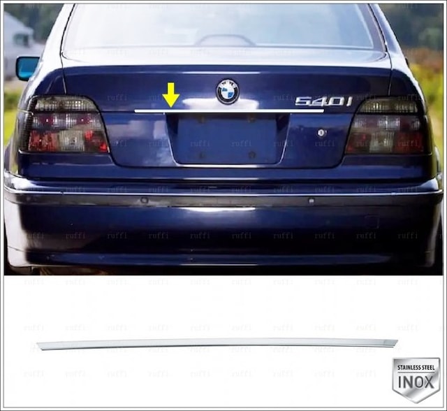Bmw 5 Series E39 Krom Bagaj Çıtası 1995-2004 Arası P.Çelik