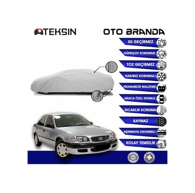 Toyota Uyumlu Corolla 1999-2001 Oto Branda (506901199)