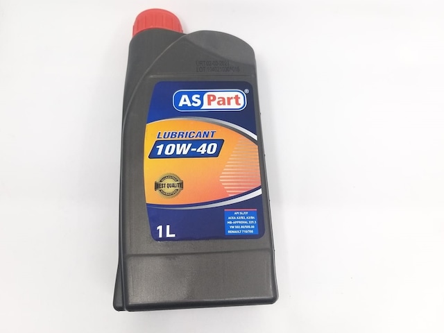 Yağ Motor Yağı 10/40 1 Litre Aspart Tüm Araçlar -H017