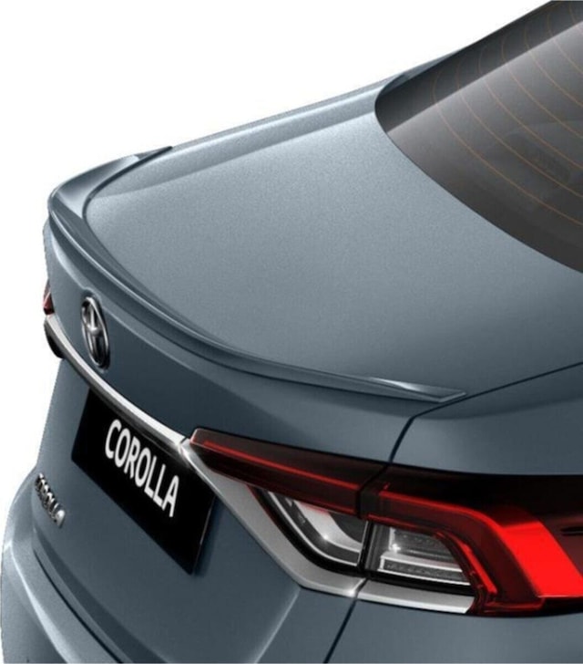 Toyota Corolla 2019-2021 Uyumlu Plastik Parlak Siyah Spoiler