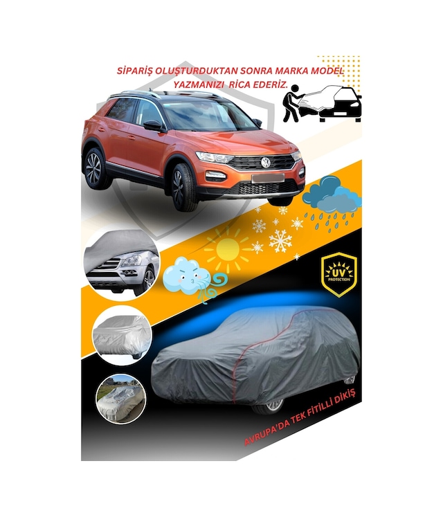Carguard Tüm Suv Araçlar İle Uyumlu İle Uyumlu Lüks Araba Brandası Miflonlu Branda Oto Çadır Örtü
