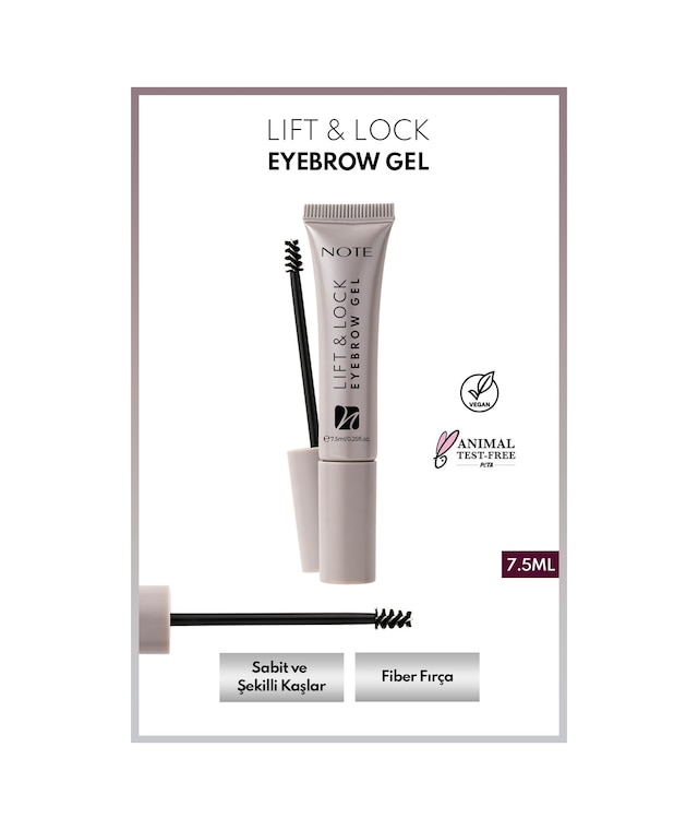 Lift & Lock Eyebrow Gel Şeffaf Kaş Sabitleyici Jel Wax