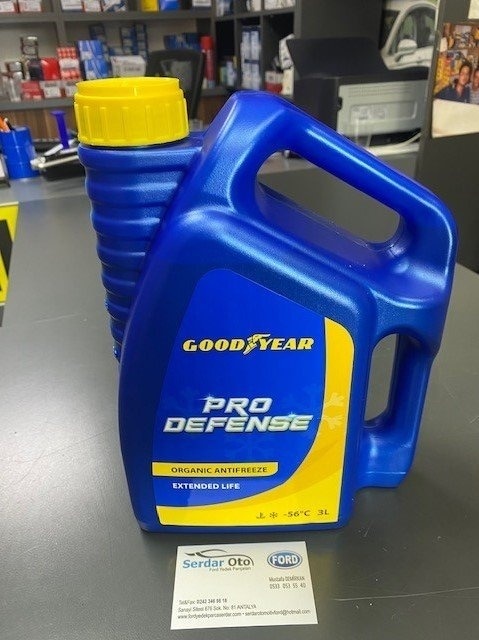 Antifiriz Organik Kırmızı -56 3Lt. Goodyear