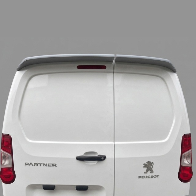 Peugeot Partner Çift Kapı 2009-2026 Sport Style Spoiler Boyasız Plastik