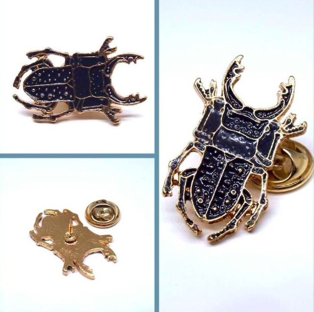 Omeniv Vintage Tema Broş İğne Mine Kaplı Minyon Scarab-Böcek Teşhir Ürün