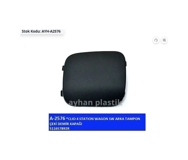 Renault Clio 4-ıv Sw Arka Tampon Çeki Demir Kapağı