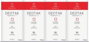 Deotak Classic Unisex Krem Deodorant 35 ML x 4