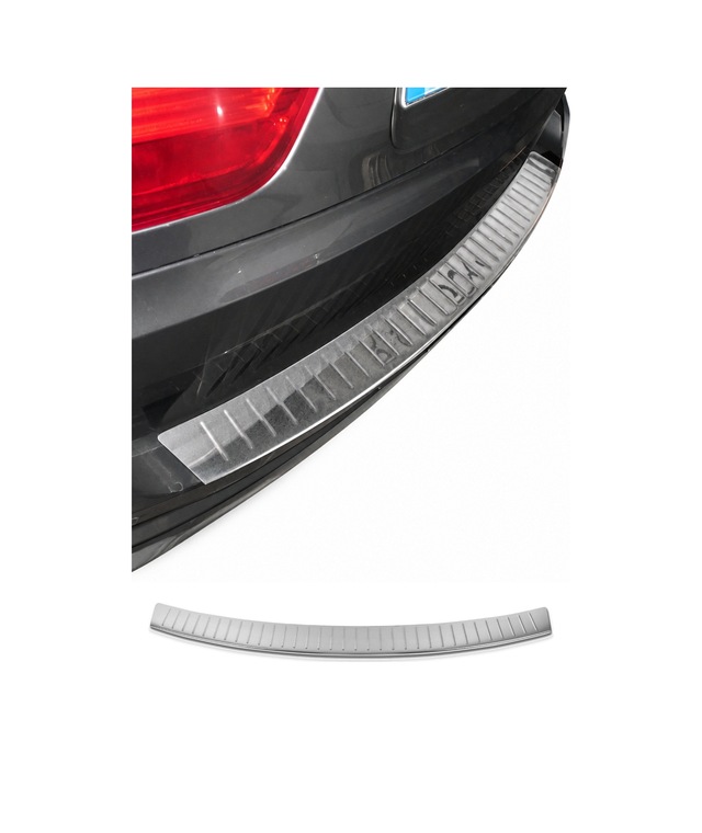 Bmw X5 E70 2006-2013 Uyumlu Krom Arka Tampon Eşiği Paslanmaz Çelik