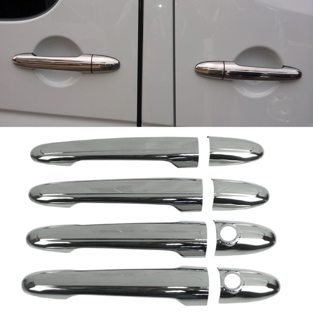 Mercedes Sprinter W906 2006-2018 Krom Kapı Kolu 4 Kapı P.çelik