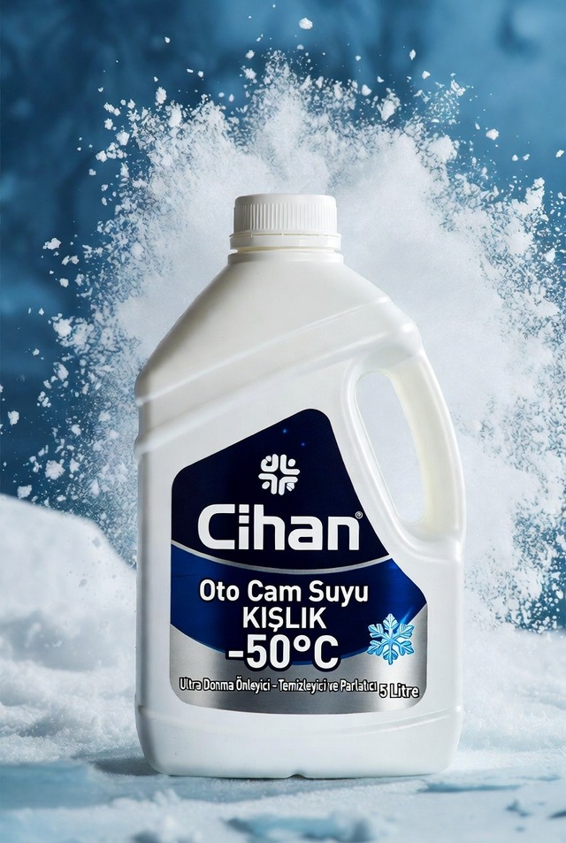Cihan Oto Cam Suyu Kışlık -50 5 Litre