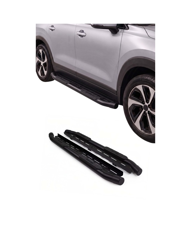 Ssangyong Kgm Musso 2026 Uyumlu Araca Özel Amazon Yan Basamak 76mm Siyah