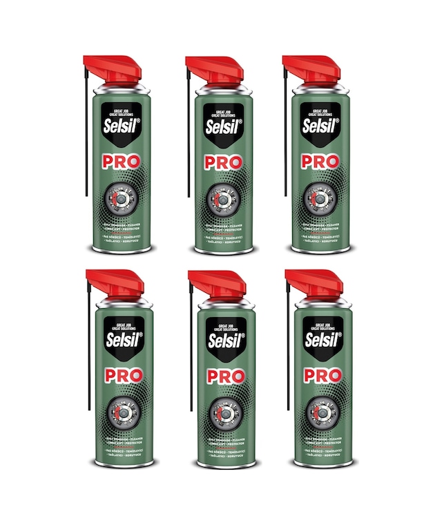 Pro Pas Sökücü Cobrabaşlıklı 400 Ml 6 Adet Tüm Yüzeylerde Çok Amaçlı Yağlayıcı Pas Sökücü