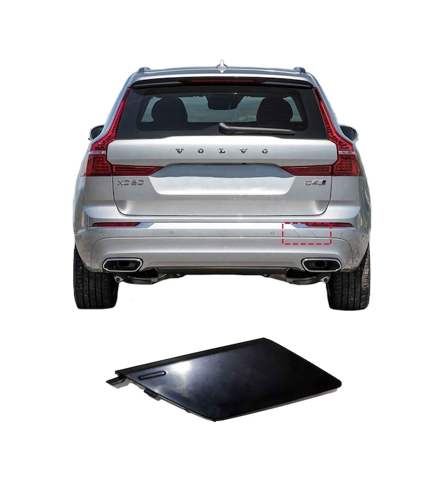 Volvo Xc60 Arka Tampon Çeki Demir Kapağı 2018 2019 2020 2021