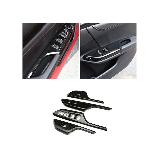 Honda Civic 2016-2021 Fc5-Fk7 Kapı Kolçak Kaplaması (Piano Black) (487308642)