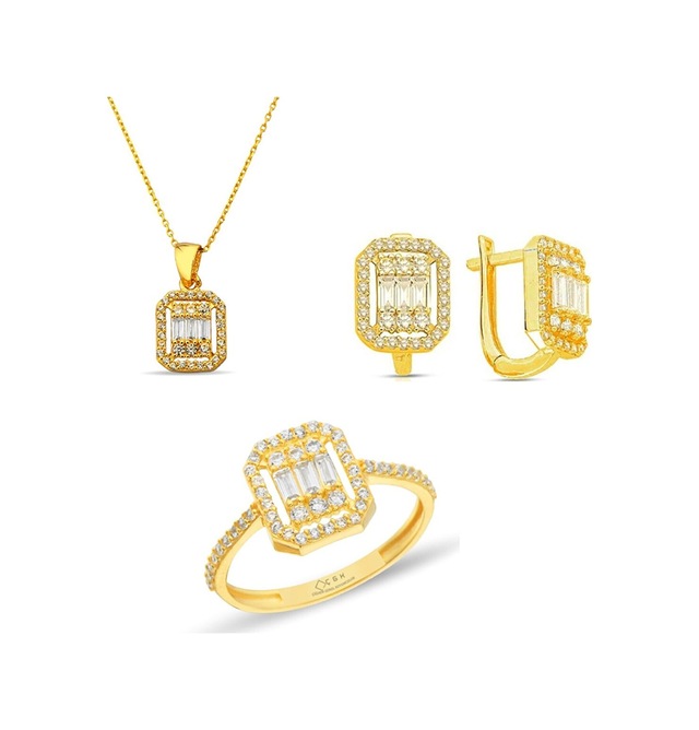 Bagetli Altın 3'Lü Set (470703073)