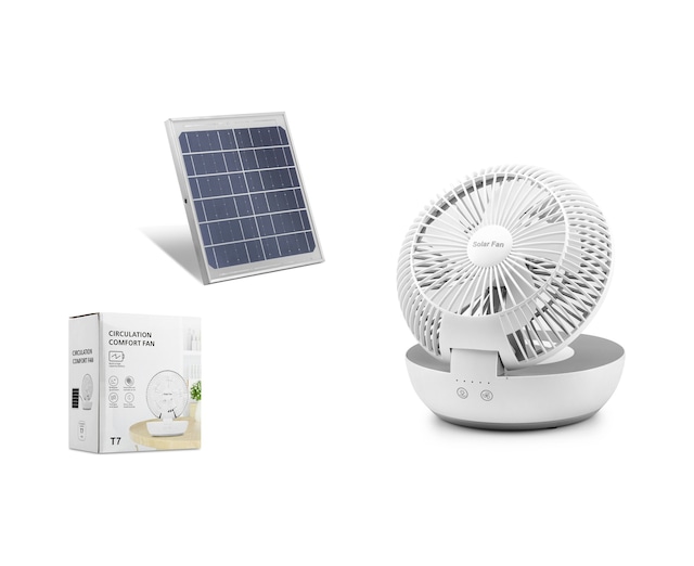 Hadron Hst7 Solar Vantilatör 190 10cm Beyaz