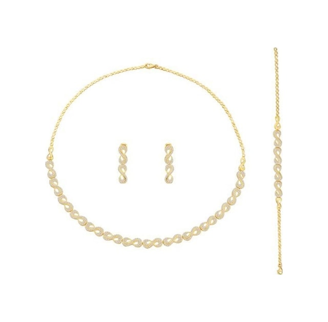 Sonsuzluk Desenli Set 19,00 Gram 14 Ayar Altın