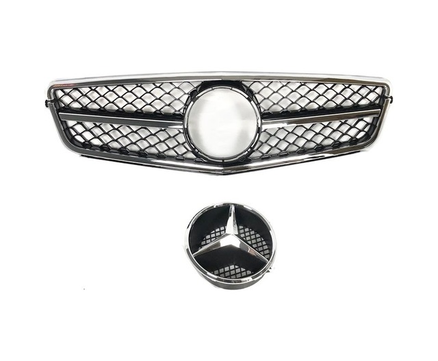 Mercedes W204 Ön Panjur Izgara C63 Krom Siyah 2007 / 2013