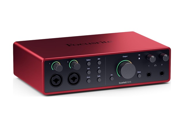 Focusrite Scarlett 16i16 4. Nesil Usb Ses Arayüzü, Şarkı Yazma, Müzik Prodüksiyonu, Kayıt Ve Podcasting İçin Yüksek Kalite, Stüdyo Kalitesinde Kayıt Ve Kayıt Yapmak İçin Gerekli Tüm Yazılımlar