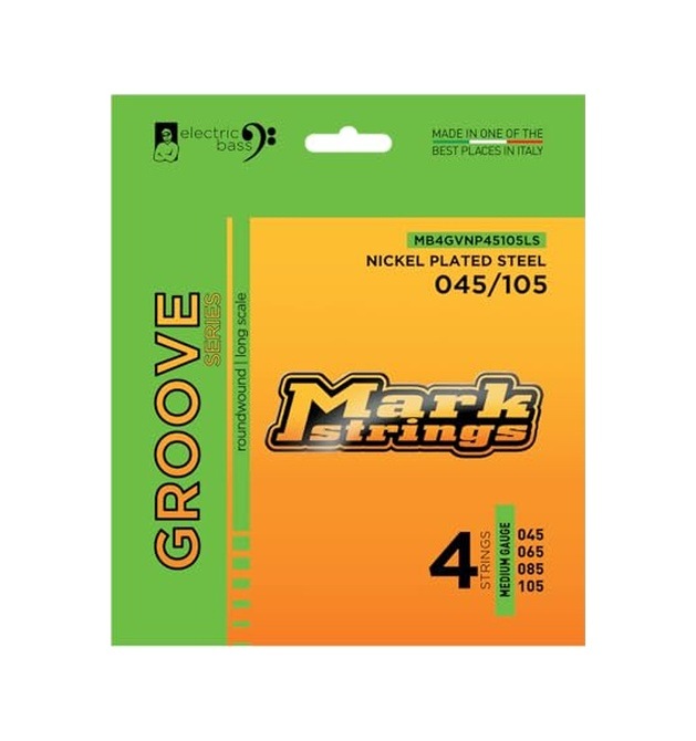 Groove Nickel Plated Steel 45-105 Bas Teli