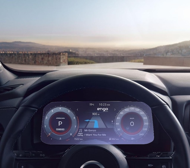 Nissan Qashqai Dijital Gösterge Paneli 12.3 İnç İle Uyumlu Ekran Koruyucu Nano