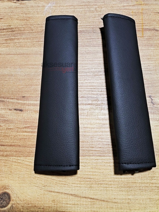 Logosuz Deri Ve Süngerli Emniyet Kemer Pedi Rahatlatıcı 18 Adet